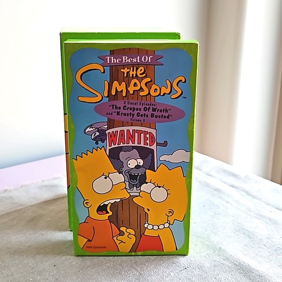 3Pack Best of the Simpsons Box Set VHS, 1997 The Simpsons Bart, Homer - Picture 4 of 8